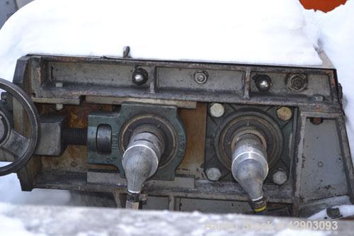 Used NBC Double Belt Cooler, Model DR. (2) 17-3/4" Wide x approximate 116" long stainless steel belts. Each belt mounted on top of each other. Dual cored roll feed end, dual end lump break system. Mo...