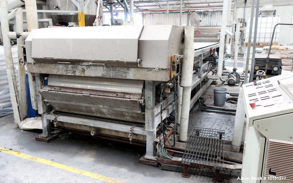 Used Sandvik Stainless Steel Belt Cooler.