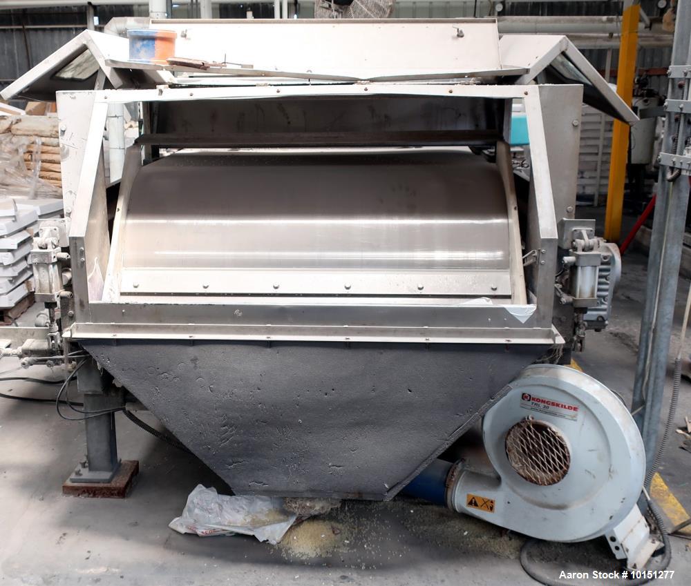 Used Sandvik Stainless Steel Belt Cooler.