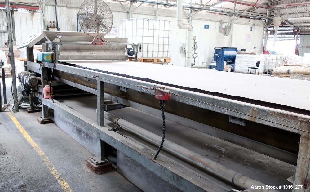 Used Sandvik Stainless Steel Belt Cooler.