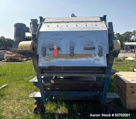 Used Sandvik Belt Flaker Cooler/Dryer – 32” x 34’, Stainless Steel, 24’ Cooling Area