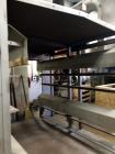 Used Aeroglide Belt Dryer, Double Pass Conveyor Perforate Belt Dryer. Approximate belt size: 5' wide x 25' long, stainless steel belt, wetted parts. Carbon steel frame. 2 New Maxon burners, 1 cooling...