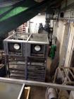 Used Aeroglide Belt Dryer, Double Pass Conveyor Perforate Belt Dryer. Approximate belt size: 5' wide x 25' long, stainless steel belt, wetted parts. Carbon steel frame. 2 New Maxon burners, 1 cooling...