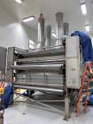 Used Aeromatic Aeroglide C1 120-65 RGC Fluid Bed Dryer – 5,000 lbs/hr, Stainless Steel, Natural Gas, Built 2005