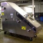 USED: Berndorf Belt Systems (BBS) inclined belt flaker. All sanitary stainless steel construction including drums, belts, frame and enclosure, continuously cooled belt surfaces, cooling medium in dru...