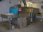 Used:  Ecolab continuous pan washer, model CD-906PW, stainless steel. Approx 51