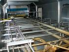 Used:  Ecolab continuous pan washer, model CD-906PW, stainless steel. Approx 51