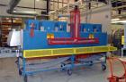 Used Gruenberg Conveyor Oven, Model 2MM65H187. Max. temp. 650 Degrees F, operating temp. 650 Degrees F. Electric heat, 460V/30/60Hz, horizontal air circulation. Heat rating 42 kW per module, 84 kW ov...