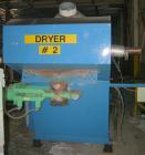 USED: JWI sludge dryer, model J360GUSA. Natural gas fired 400 cubic feet per hour, with mesh belts. Rated 188 lbs per hour. Power requirements 3/60/240 volt. Includes a stainless steel feed hopper, 3...