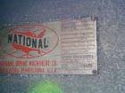 Used National Drying Machinery Gas-Fired Convection Dryer-Cooler, Type AN3, Carbon Steel. Approximately 100 square feet, 5'10