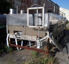 Used Cooling Tunnel, Stainless Steel. Approximate 96