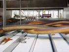 Used Cooling Tunnel, Stainless Steel. Approximate 96
