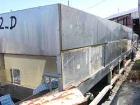 Used Cooling Tunnel, Stainless Steel. Approximate 96