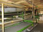 Used Sandvik Model SST stainless steel belt flaker with 55