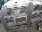 Used Sandvik 1000mm Wide x 10,000mm Long Stainless Steel Inclined Belt Cooler. Approximately 1950kg/hr throughput capacity. Belt is driven by a 0.30/3 kw, 144/1440 rpm, 415 volt motor through a renol...