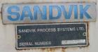 USED: Sandvik belt dryer, 301 stainless steel. Belt 15-3/4
