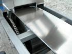Used Sandvik Belt Cooler, 316 Stainless Steel. 12