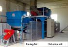 Used Scolari Flatbed Dryer, model A44CK, 10' wide x 48' long. Rated 600,000 K cal/hour. Dryer uses a leveling auger to distribute the material evenly to both ends of the dryer. Volts 480, Hz 60. Year...