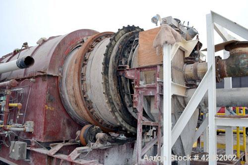 Used A.J. Sackett Calciner. 6' Diameter X 59' overall length molecular sieve rotary calciner, 1500 deg F. Furnace area 6' diameter X 32' long, Cooler area 6' diameter X 13' 6" long. Calciner shell an...