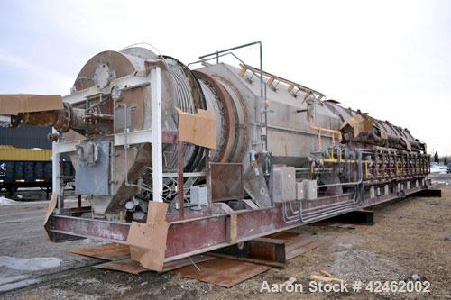 Used- A.J. Sackett Calciner. 6' Diameter X 59' overall length molecular sieve rotary calciner, 1500 deg F. Furnace area 6' d...