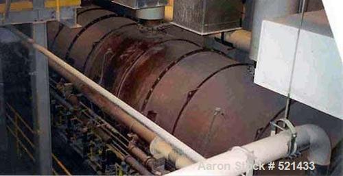 USED: 6' diameter x 59' overall length molecular sieve rotary calciner1500 deg F. Furnace area 6' diameter x 32' long, cooler area 6' dia x13'6" long. Calciner shell and cooler shell 3/8" thick 309 s...