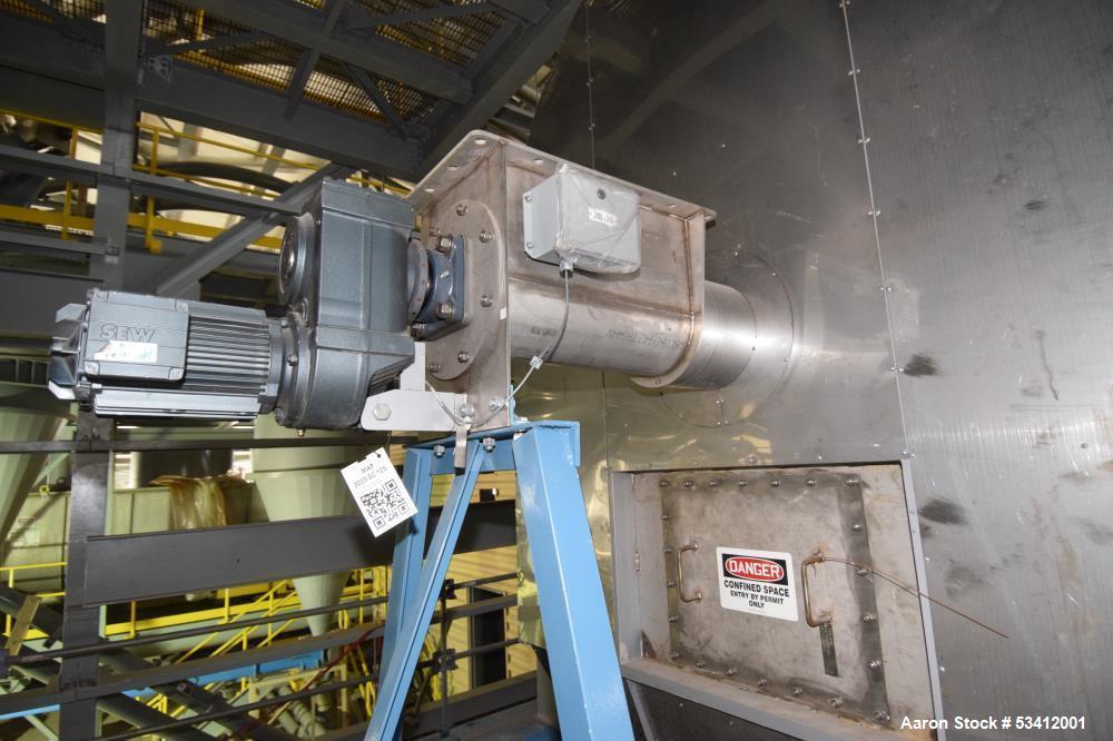 Lochhead-Haggerty Gas Fired Calciner Rotary Kiln, 316L Stainless Steel.