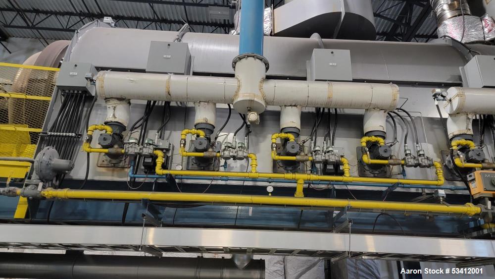 Lochhead-Haggerty Gas Fired Calciner Rotary Kiln, 316L Stainless Steel.