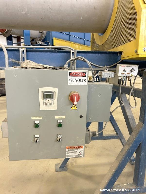 Used Thermal Processing Solutions, 36 inch diameter Indirectly Heated Electric Rotary Calciner with 24" diameter X 21-0" Convective Rotary Cooler. The Calciner is approximately 36" diameter X 25 heat...