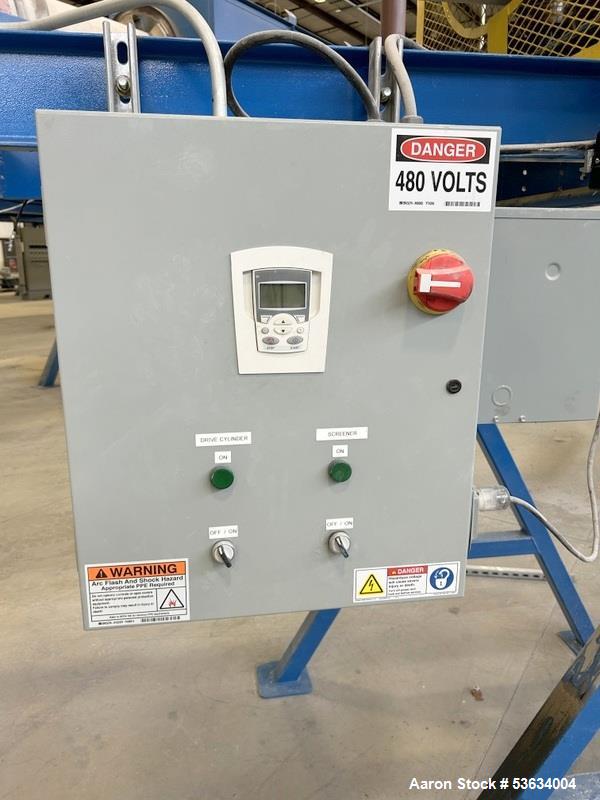 Used Thermal Processing Solutions, 36 inch diameter Indirectly Heated Electric Rotary Calciner with 24" diameter X 21-0" Convective Rotary Cooler. The Calciner is approximately 36" diameter X 25 heat...