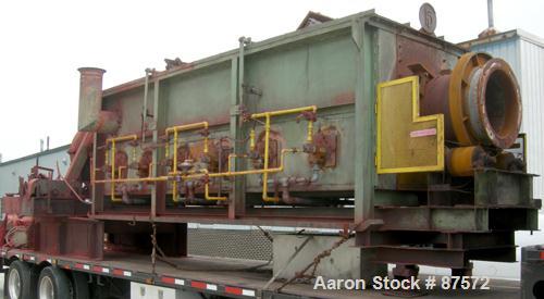 USED: Flinn and Dreffein Engineering Company rotary calciner furnace. 24" diameter x 22' long HT alloy retort tube, RA330 stainless steel. Temperature range to approximately 1800 degrees F. 3 zones, ...