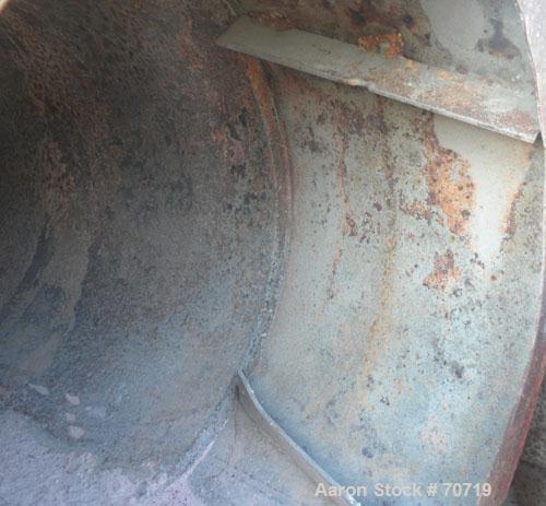Used American Gas Furnace Rotary Calciner, Model 278 Heating Machine. 18" diameter x 14' long titanium T40 tube. Temp range 500 to 1500 Degrees F. 2 zone gas fired, approximately 600 cubic feet per h...