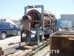 Used American Gas Furnace Rotary Calciner, Model 278 Heating Machine. 18" diameter x 14' long titanium T40 tube. Temp range 500 to 1500 Degrees F. 2 zone gas fired, approximately 600 cubic feet per h...