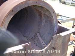 Used American Gas Furnace Rotary Calciner, Model 278 Heating Machine. 18" diameter x 14' long titanium T40 tube. Temp range 500 to 1500 Degrees F. 2 zone gas fired, approximately 600 cubic feet per h...