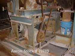 Used American Gas Furnace Rotary Calciner, Model 278 Heating Machine. 18" diameter x 14' long titanium T40 tube. Temp range 500 to 1500 Degrees F. 2 zone gas fired, approximately 600 cubic feet per h...