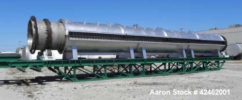 Reconditioned- Bartlett Snow / CE Raymond Rotary Calciner, 316L Stainless Steel. Maximum load of 17,000 pounds, nominal working load 13,000 pounds. 72" Diameter x 816" long tube. Approximately 58' lo...