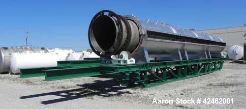 Reconditioned- Bartlett Snow / CE Raymond Rotary Calciner, 316L Stainless Steel. Maximum load of 17,000 pounds, nominal working load 13,000 pounds. 72" Diameter x 816" long tube. Approximately 58' lo...