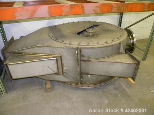 Reconditioned- Bartlett Snow / CE Raymond Rotary Calciner, 316L Stainless Steel. Maximum load of 17,000 pounds, nominal working load 13,000 pounds. 72" Diameter x 816" long tube. Approximately 58' lo...