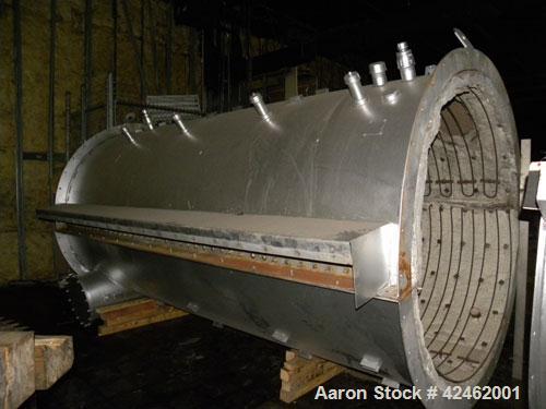 Reconditioned- Bartlett Snow / CE Raymond Rotary Calciner, 316L Stainless Steel. Maximum load of 17,000 pounds, nominal working load 13,000 pounds. 72" Diameter x 816" long tube. Approximately 58' lo...