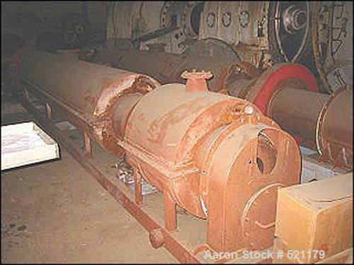 USED: Bartlett Snow indirect fired rotary calciner. Approx 24"diameter x 26' long shell, inconel hot zone, 1886 deg F (1030 deg C)maximum operating temperature, gas fired, 9 burners, 2 zone control,c...