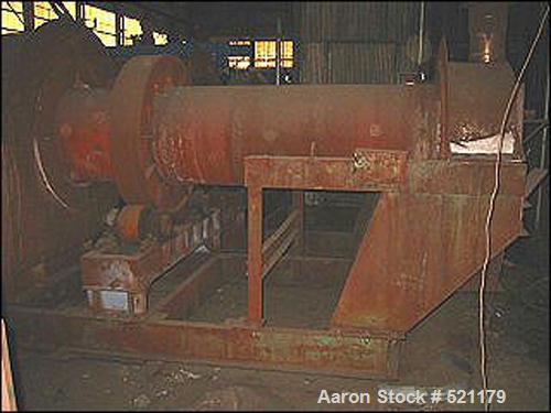 USED: Bartlett Snow indirect fired rotary calciner. Approx 24"diameter x 26' long shell, inconel hot zone, 1886 deg F (1030 deg C)maximum operating temperature, gas fired, 9 burners, 2 zone control,c...