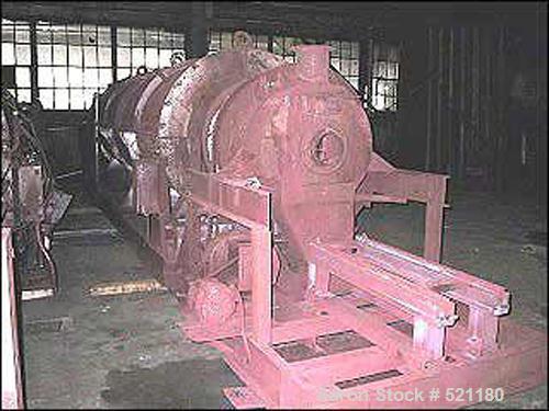 USED: Bartlett Snow indirect fired rotary calciner. Approx 24"diameter x 26' long shell, inconel hot zone, 1886 deg F (1030 deg C)maximum operating temperature, gas fired, 9 burners, 2 zone control,c...