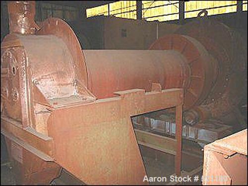USED: Bartlett Snow indirect fired rotary calciner. Approx 24"diameter x 26' long shell, inconel hot zone, 1886 deg F (1030 deg C)maximum operating temperature, gas fired, 9 burners, 2 zone control,c...