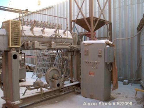 USED: Bartlett Snow rotary calciner, 6-1/2" diameter x 11'3" long.3 piece tube constructed of ACI MM type 2 alloy (24% Cr - 12% Ni),1900 deg F temp rating, 316 stainless steel screw feeder and hopper...