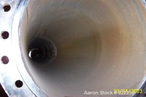 USED: C E Raymond Bartlett-Snow indirect gas fired rotary calciner. 14" diameter x 14', built 1985. 1,700 deg F temperature ...