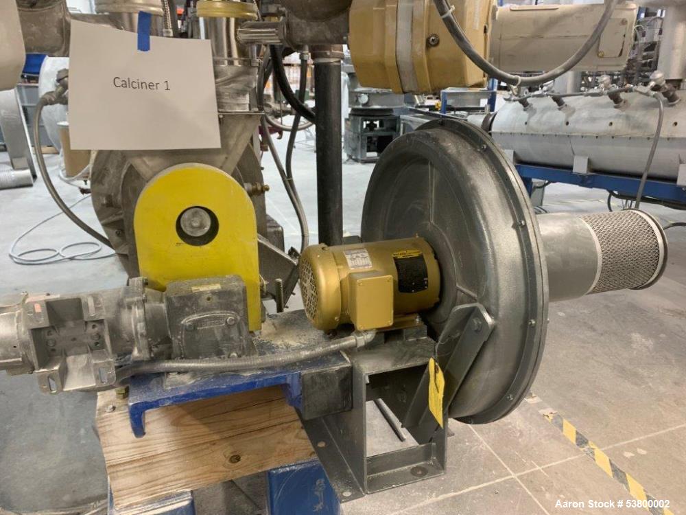 Used Industrial Calciner, Manufactured by Bartlett-Snow