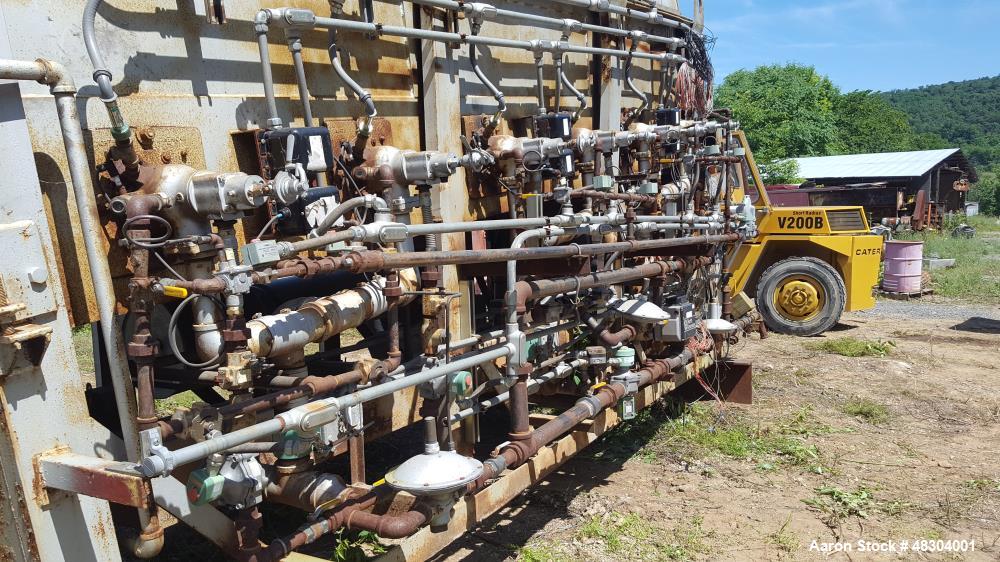 Used Coreco Calciner / Dryer, Model 1850 Dryer. Indirect gas fired. Incolloy tube. 48" diameter x 25' drum. Control panel.