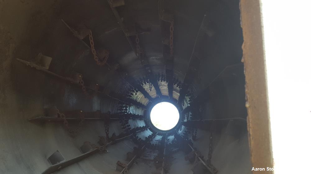 Used Coreco Calciner / Dryer, Model 1850 Dryer. Indirect gas fired. Incolloy tube. 48" diameter x 25' drum. Control panel.