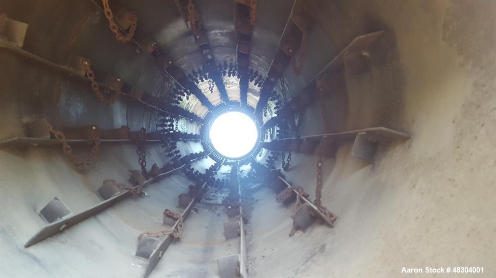 Used Coreco Calciner / Dryer, Model 1850 Dryer. Indirect gas fired. Incolloy tube. 48" diameter x 25' drum. Control panel.