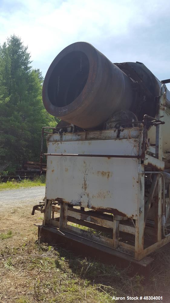 Used Coreco Calciner / Dryer, Model 1850 Dryer. Indirect gas fired. Incolloy tube. 48" diameter x 25' drum. Control panel.