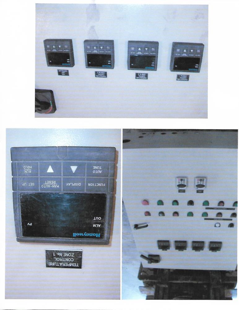Used Coreco Calciner / Dryer, Model 1850 Dryer. Indirect gas fired. Incolloy tube. 48" diameter x 25' drum. Control panel.